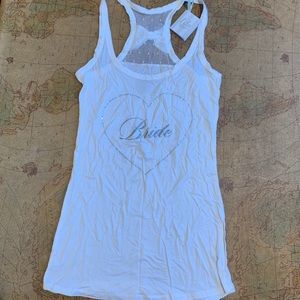 NWT Victoria Secret Bride tank top size small